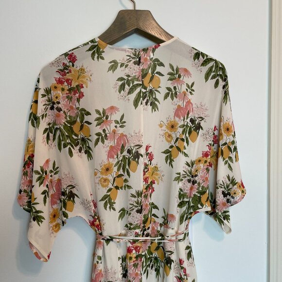 REFORMATION Karen Floral Wrap Midi Maxi Dress Milo \\ M - Picture 9 of 9